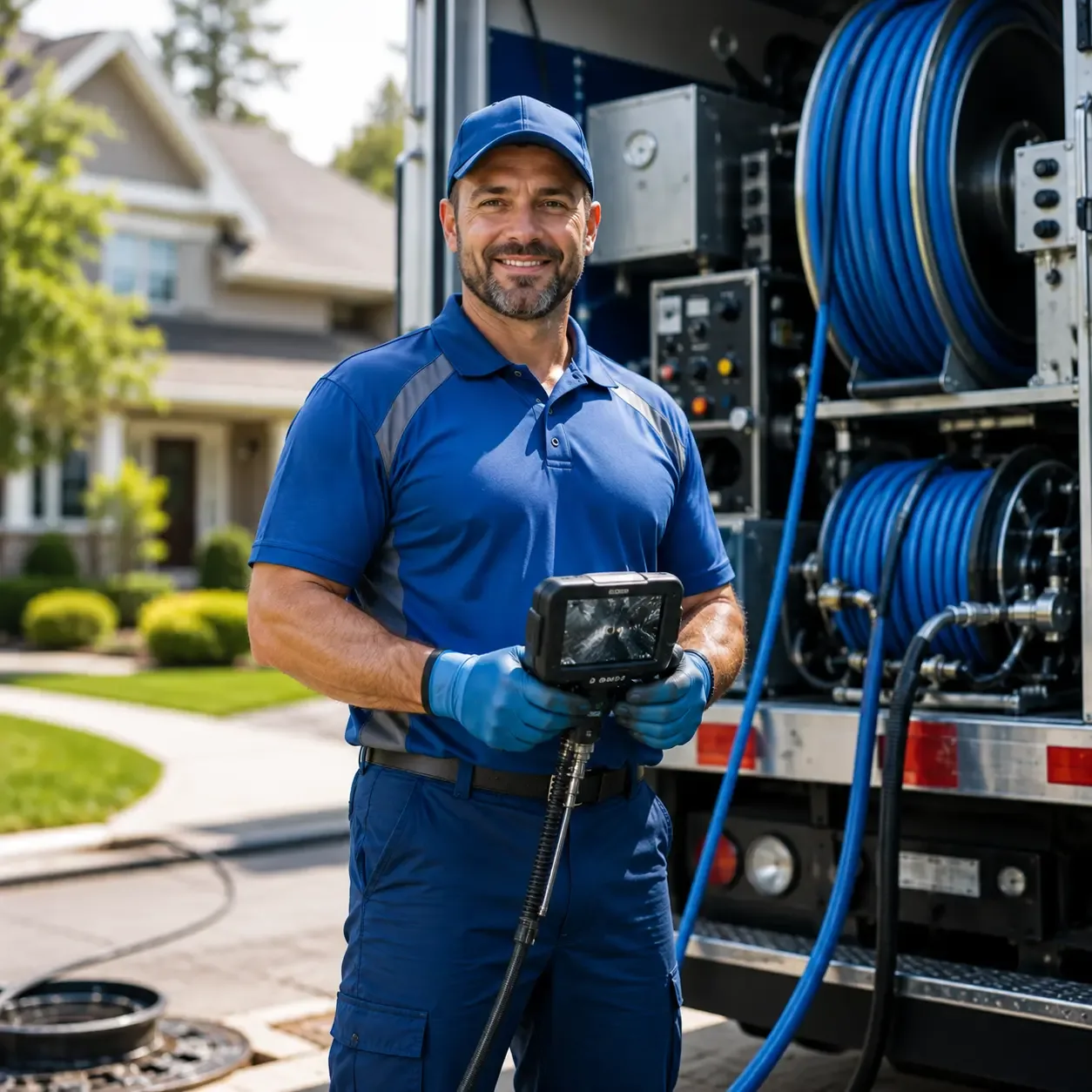 Local outdoor drain cleaning specialists in Temple, ME